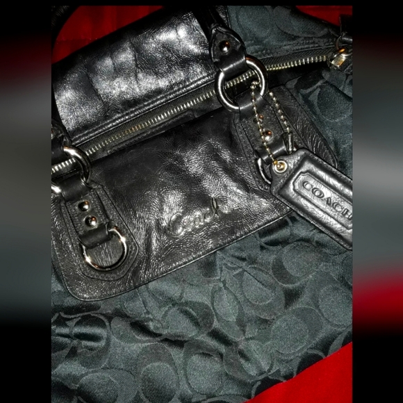 Coach Ashley purse, black. - Picture 1 of 10